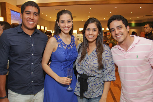 Luite Oliveira, Louise Gomes, Larissa Actis e Felipe Terra