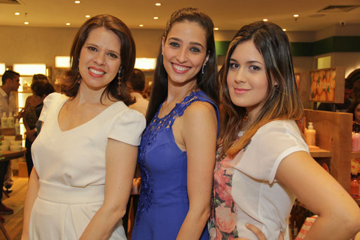 Camila Marinho, Louise Gomes e Tuka Sampaio