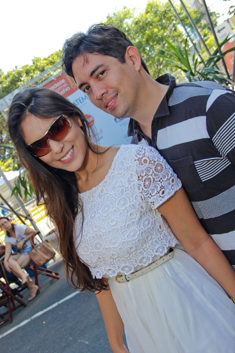 Thais Vasconcelos e Bruno Bonfim