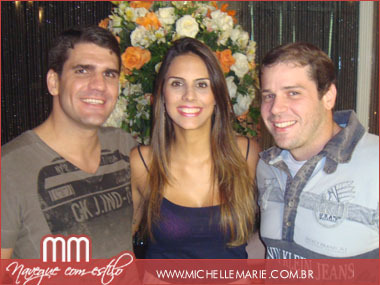 Mauro Henrique, Renata Lisboa e Tiago Ferraz