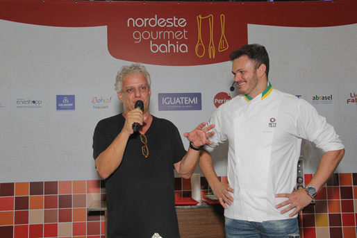 Edinho Engel e Chef Wanderson Medeiros