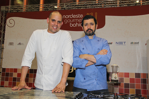 Chefs Fabricio Lemos e Caco Marinho