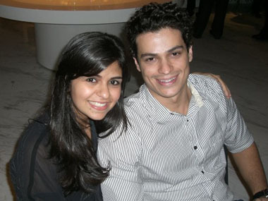 Thais Darze e Gabriel Fernandes