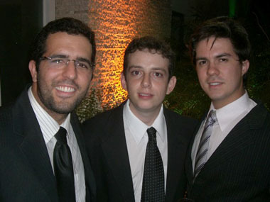 Victor Dias, Diogo Valente e Davi Castro