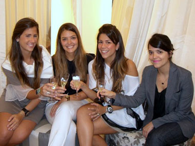 Camila Shreiber, Luana Rodrigues, Maria Tereza e Johanna Gaschller