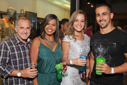 Marcelo e Ludmila Teixeira, Lea Botelho e Daniel Pacheco