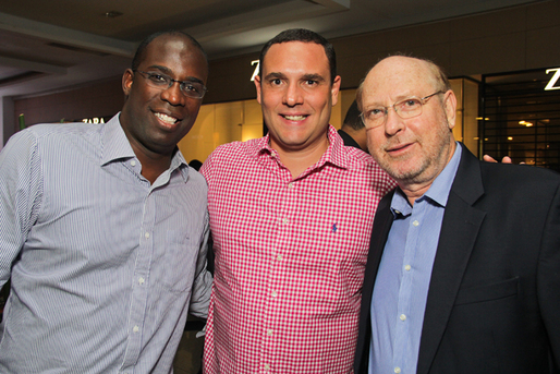 Robson Santana, Alexandre Bacelar e André Blumberg