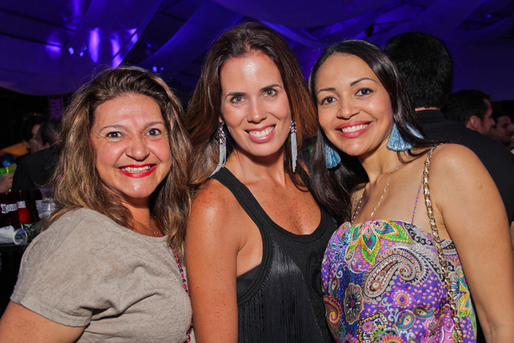 Inês Caribé, Mariane Regueira e Flaviane Mendes