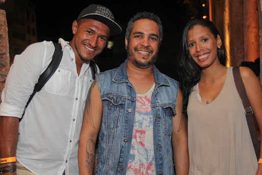 Marcos de Araujo, Zunk Ramos e Nathalia Ribeiro