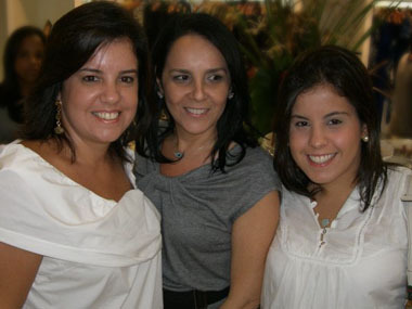 Janete, Marcia e Maria Clara Amaral