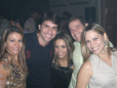 Gustavo Godoy, Camila Machado, Gabriela Gama, André Abreu e Vastiana Evelino