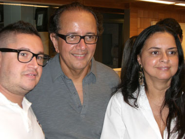 Ana Paula Magalhães, David Bastos e Cleiton Mascarenhas