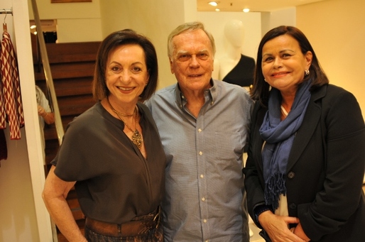 Regina e Buba Weckerle com Josinha Pacheco