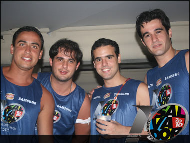 Samuel Maneiro, Diego Lopes, Rafael Maneiro e Felipe Zanat