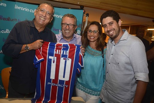 Galvão Bueno, Jorge Avanani, Denise Alves, Lênin Franco