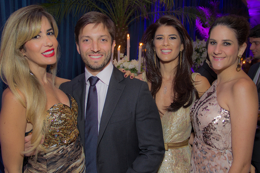 Rafaela, Guilherme Garrune, Fernanda Odebrecht e Ticiana Ribeiro