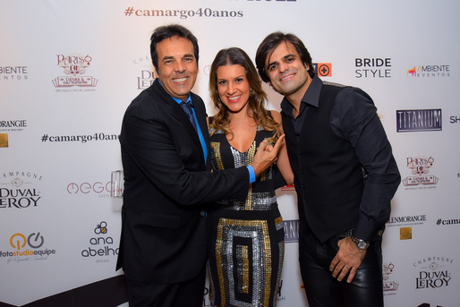 Marco, Fernanda e Joao Camargo