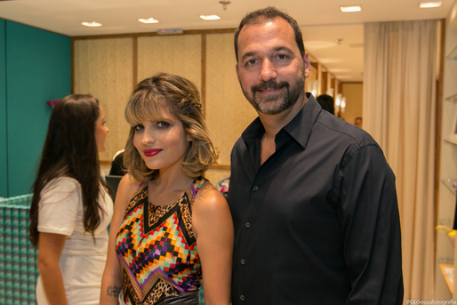 Paula Magalhães e Benny Rosset