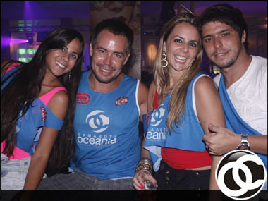 Giovana Amaral, Rodrigo Palhares, Fernanda Palhares e Rodrigo Costa