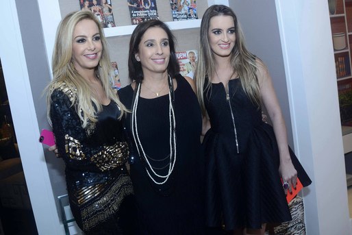 Larissa Bicalho, Andrea Dantas e Marcelle Brandalize