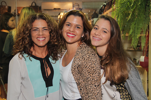 Tininha, Rafaela e Yasmin Viana