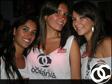 Janine Cabral, Camilla Brito e Gabi Machado