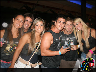 Carolina Lopes, Daniel Bond, Barbara Lima, Pedro Filgueiras, Rafael Belela e Andressa Martins