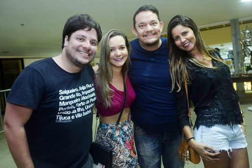 Rafa Call, Viviane Araujo, Diogo Cunha, Chris Azevedo