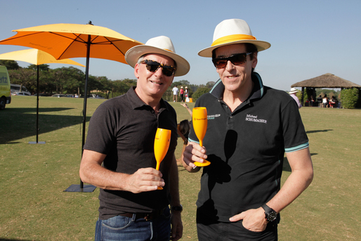 Otavio Mesquita e Sergio Degese (diretor geral Veuve Clicquot)