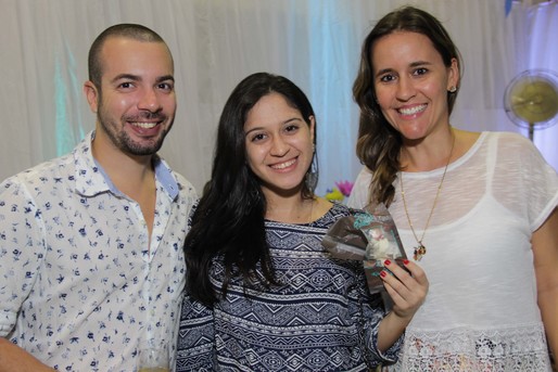 Andre Paranhos, Lorena Queiroz e Bianca Artico