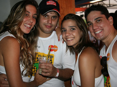 Charlene, Daniel, Maira e Daniel Pereira