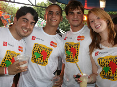 Luiza Mazzafera, Rodrigo Slaibi, Arthur Slaibi e Marcos Cerqueira