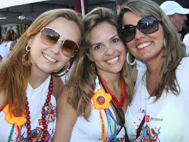 Amanda Leite, Ticiana Andrade e Mariana Schultz