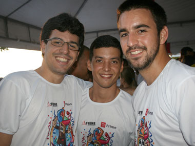 Thiago Ruben, Valney Valadares e Roney Joe