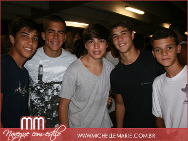 Paulo Valente, Filipe Marques, Victor Kraus, Gabriel Pato e Felipe Dantas