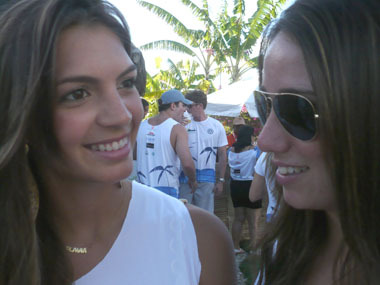 Flávia Valente e Ana Paula Lima