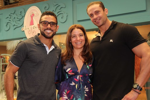 jonanthan Melo, Sheila Auster  e Roberto Meirelles