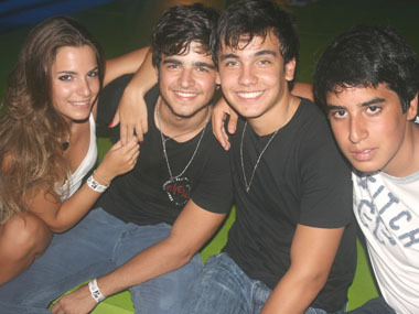 Andreia Foldi, Henrique Rios, Guilherme Pirri e Thiago Chedic