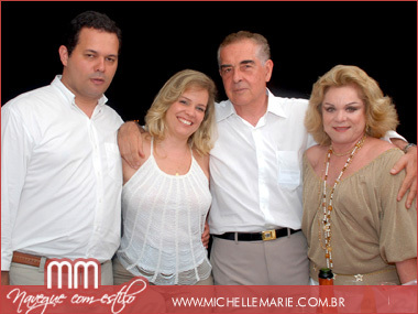 Antonio Luiz, Mariangela Guimarães, Walter e Gel Pinheiro