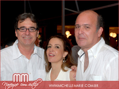 Barbara, Manoel Suarez e Jaiminho Fernandes