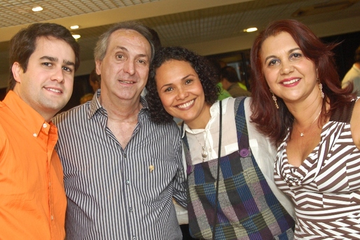 Diego Ribeiro, Bruno Ferreira, Glauce Ribeiro e Osana Barreto