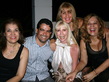 Jacqueline Costa Lino, Paulo Magalhaes Jr, Lia Ferreira, Nadja Pimentel e Rita Magalhães