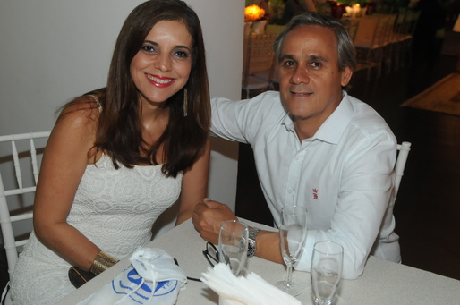 Veronica Ramires e Eduardo Calmon