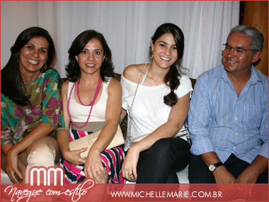 Hortencia Costa, Luiza Leite, Carine Costa e Antonio Leite