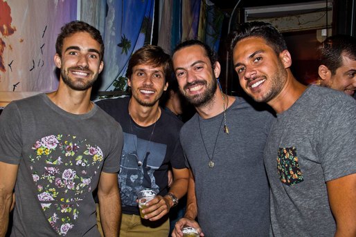 Gregory Copello, Fabricio Evangelista, Pedro Belmiro e Fabio Evangelista