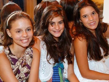 Amanda Amorim, Mariana Chaves e Clara Chaves