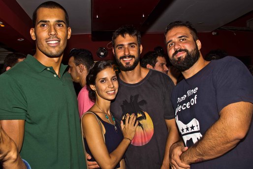 Rodrigo West, Candida Specht, Mateus e Daniel Requião