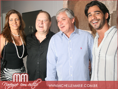 Cristina Alban, Amador, Roberto Alban e Marlon Gama