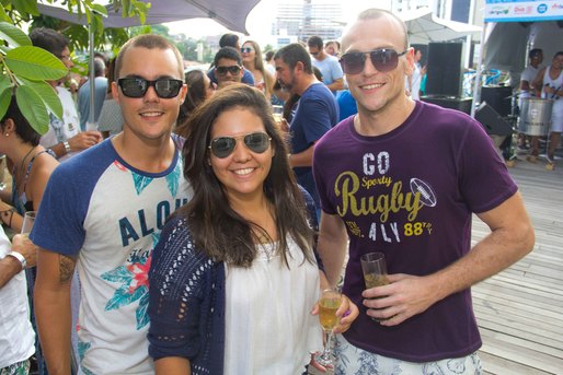 GianCarlo, Raiane e Pedro Severino