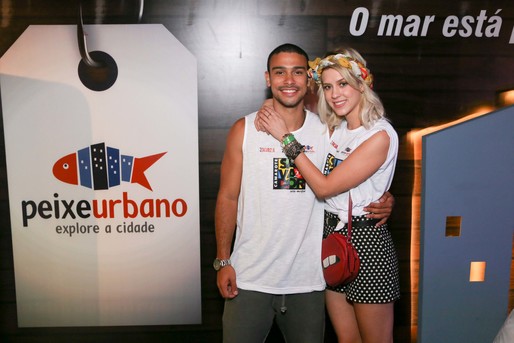 Sergio Malheiro e Sophia Abraão